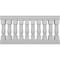 Ekena Millwork Fiberthane Oxford Balustrade Railing Kit, Style N (7 5/8" On-Center Spacing to Pass 4" Sphere Code) BALK38X072OXN - alternate 1